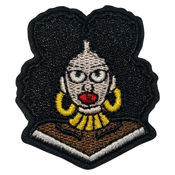 Black Woman Iron On Patch - Picture 2 of 2
